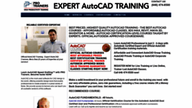What Autocadcourses.com website looked like in 2019 (4 years ago)