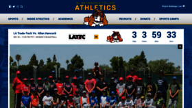 What Athletics.hancockcollege.edu website looked like in 2019 (4 years ago)