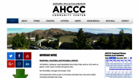 What Ahccc.org website looked like in 2019 (4 years ago)