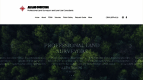 What Alllandsurveying.com website looked like in 2019 (4 years ago)