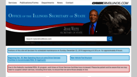 What Apps.ilsos.gov website looked like in 2019 (4 years ago)