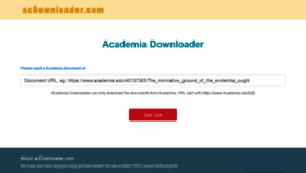 What Acdownloader.com website looked like in 2019 (4 years ago)