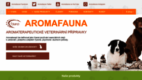 What Aromafauna.eu website looked like in 2019 (4 years ago)