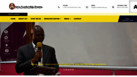 What Africaleadership.org website looked like in 2019 (5 years ago)