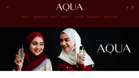 What Aquabeauty.com.my website looked like in 2019 (4 years ago)