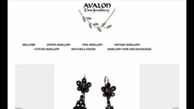 What Avalonfinejewellery.com website looked like in 2019 (4 years ago)