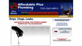 What Affordableplusplumbing.com website looked like in 2019 (4 years ago)