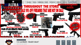 What Altrafirearms.com website looked like in 2019 (4 years ago)