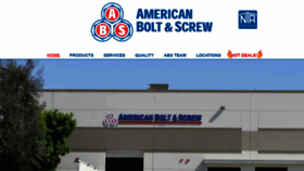 What Absfasteners.com website looked like in 2019 (4 years ago)