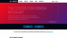 What Av-arkki.fi website looked like in 2019 (4 years ago)