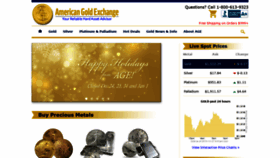 What Amergold.com website looked like in 2019 (4 years ago)