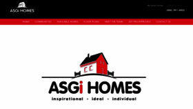 What Asgihomes.com website looked like in 2019 (4 years ago)