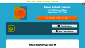 What Alianaanimalhospital.com website looked like in 2019 (4 years ago)