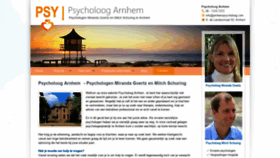What Arnhempsycholoog.com website looked like in 2019 (4 years ago)