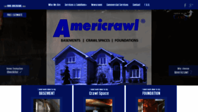What Americrawl.com website looked like in 2019 (4 years ago)