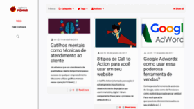 What Agenciapomar.com.br website looked like in 2019 (4 years ago)