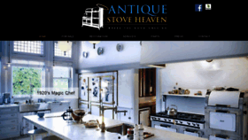 What Antiquestoveheaven.com website looked like in 2019 (4 years ago)