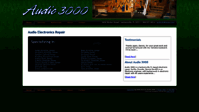 What Audio3000.net website looked like in 2019 (4 years ago)