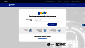 What Acesso.gov.br website looked like in 2019 (4 years ago)