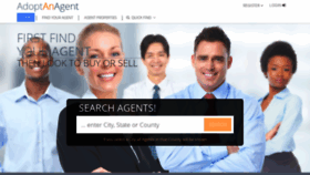 What Adoptanagent.com website looked like in 2019 (4 years ago)