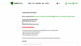 What Activate.navitel.ru website looked like in 2019 (4 years ago)
