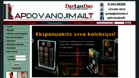 What Apdovanojimailt.lt website looked like in 2019 (4 years ago)