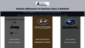 What Autohaus-valen.de website looked like in 2019 (4 years ago)