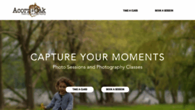 What Acornandoakphotography.ca website looked like in 2019 (4 years ago)