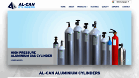 What Alcancylinders.com website looked like in 2019 (4 years ago)