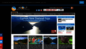 What Aboutnewzealand.com website looked like in 2019 (4 years ago)