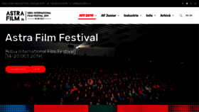 What Astrafilm.ro website looked like in 2019 (4 years ago)