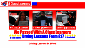 What Aclasslearners.com website looked like in 2019 (5 years ago)