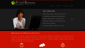 What Arsalsoftware.com website looked like in 2019 (4 years ago)
