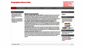 What Ahavasachim.org website looked like in 2019 (4 years ago)