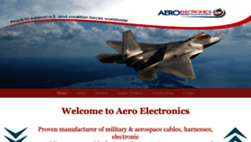 What Aeroelectronics.net website looked like in 2019 (4 years ago)