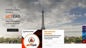What Actcad.net website looked like in 2019 (4 years ago)