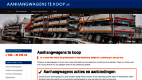 What Aanhangwagenstekoop.nl website looked like in 2019 (4 years ago)