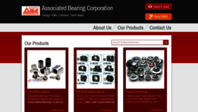 What Abcbearing.in website looked like in 2020 (4 years ago)