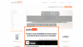What Audioweb.ro website looked like in 2020 (4 years ago)