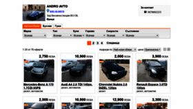 What Andro-avto.cars.bg website looked like in 2020 (4 years ago)