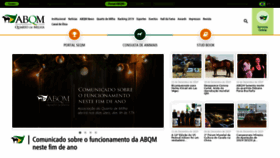 What Abqm.com.br website looked like in 2020 (4 years ago)
