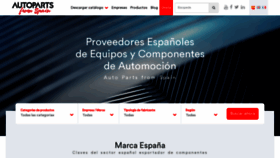 What Autopartsfromspain.com website looked like in 2020 (4 years ago)