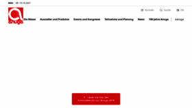 What Anuga.de website looked like in 2020 (4 years ago)