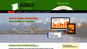 What Alaskasearchmarketing.com website looked like in 2020 (4 years ago)