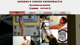 What Azchoicechiro.com website looked like in 2020 (4 years ago)