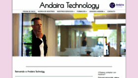 What Andaira.es website looked like in 2020 (4 years ago)