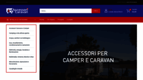 What Accessoricaravan.it website looked like in 2020 (4 years ago)