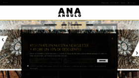 What Anaangulo.com website looked like in 2020 (4 years ago)