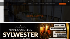 What Aviator-hotel.pl website looked like in 2020 (4 years ago)
