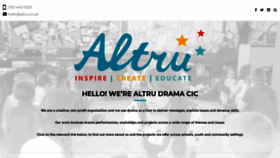 What Altru.co.uk website looked like in 2020 (4 years ago)